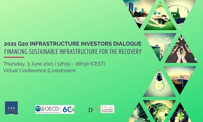 Dialogo tra investitori G20: Infrastrutture sostenibili e ripresa economica