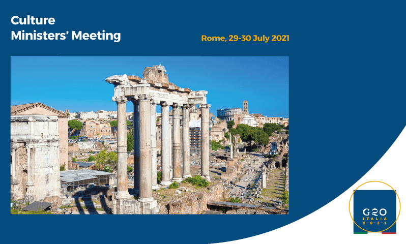 The G20 Culture Ministers’ Meeting to be held in Rome