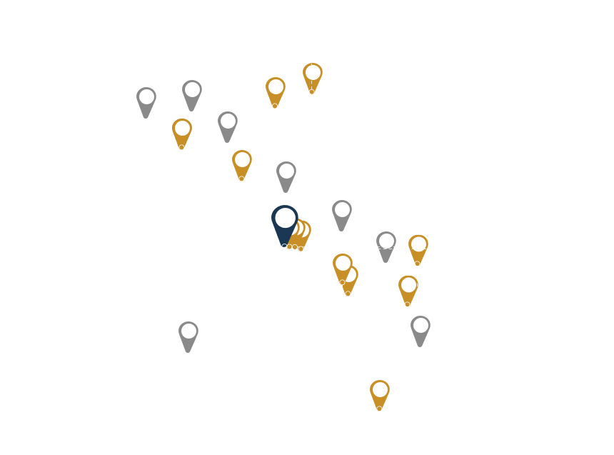 Map of Ministerial events
