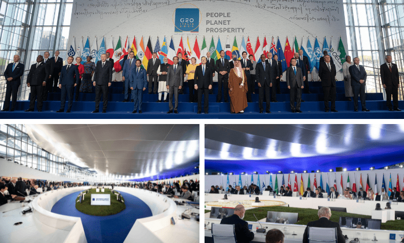Il Vertice G20 si chiude con l’adozione della G20 Rome Leaders’ Declaration