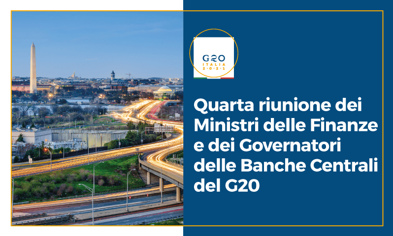 Quarta riunione dei Ministri delle Finanze e dei Governatori delle Banche Centrali del G20 il 13 ottobre a Washington