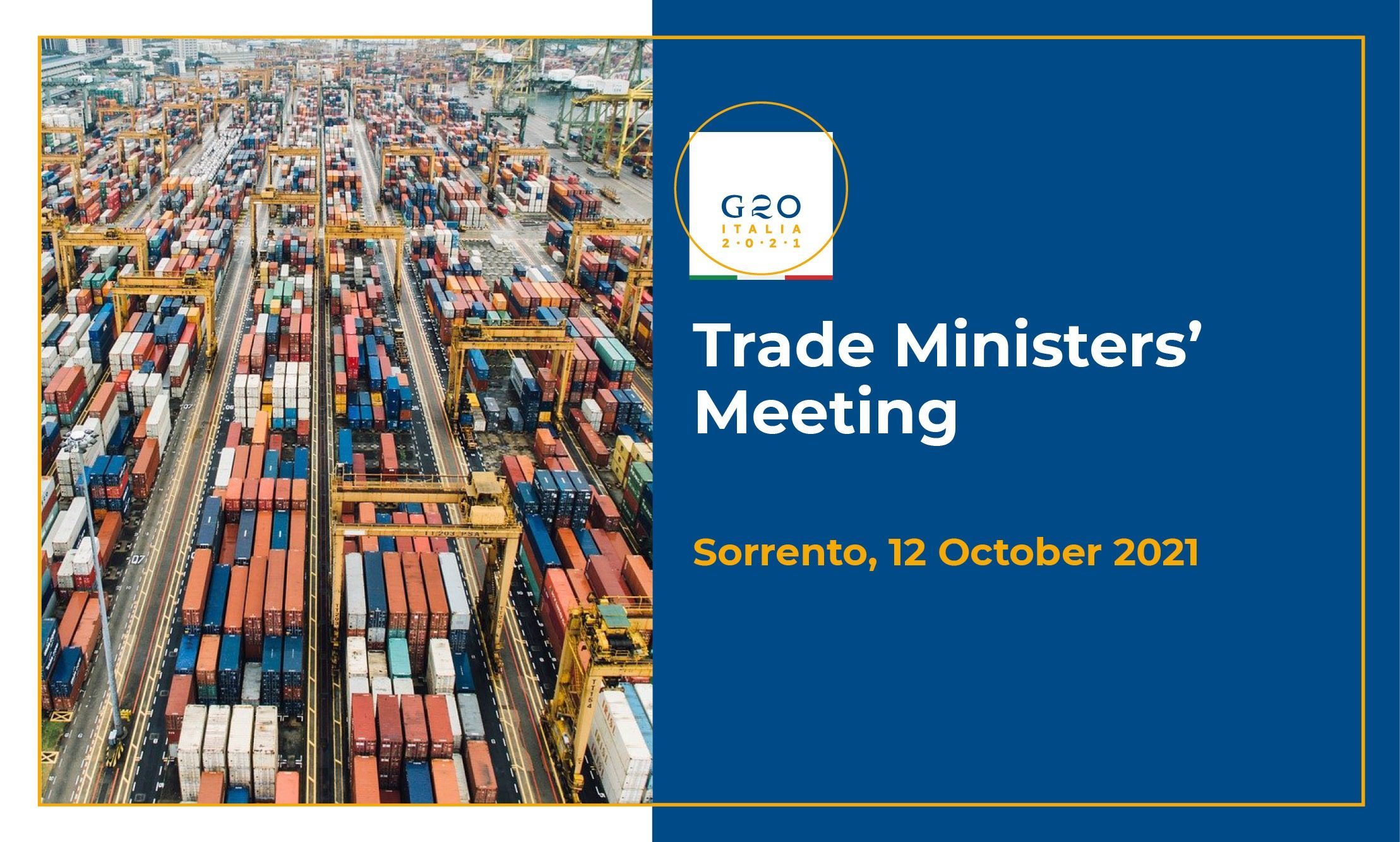 The G20 Ministerial Meeting on Trade to be held in Sorrento